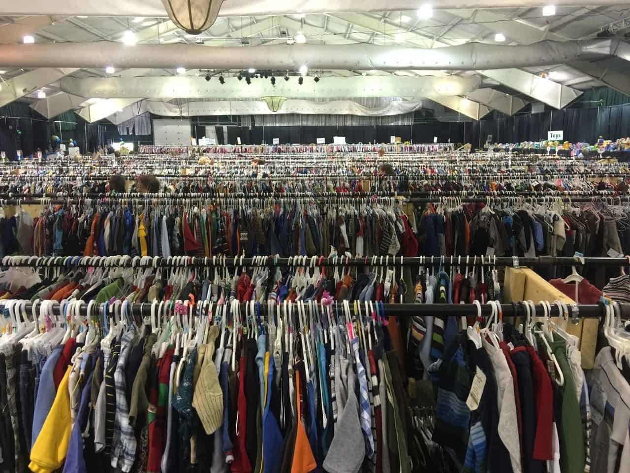 consignment event floor