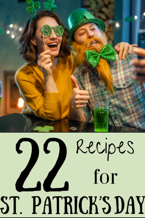 22 easy recipes for st patricks day cover page
