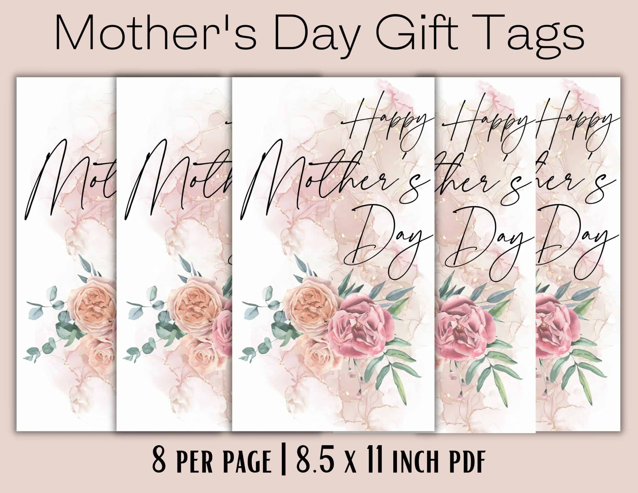 mothers day gift tags