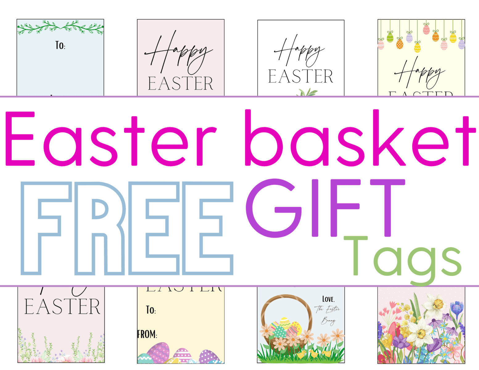 easter gift tags